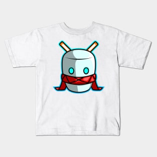 softblue marshmello hero character vector Kids T-Shirt